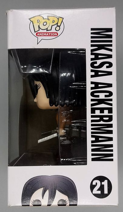 21 Mikasa Ackermann - Attack on Titan - Funko POP - Box Damaged