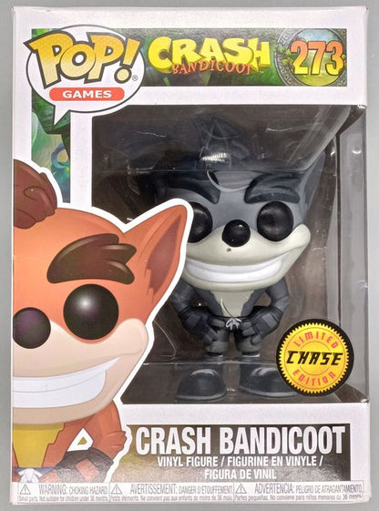 273 Crash Bandicoot - B&W Chase Edition - Funko POP - Box Damaged Funko