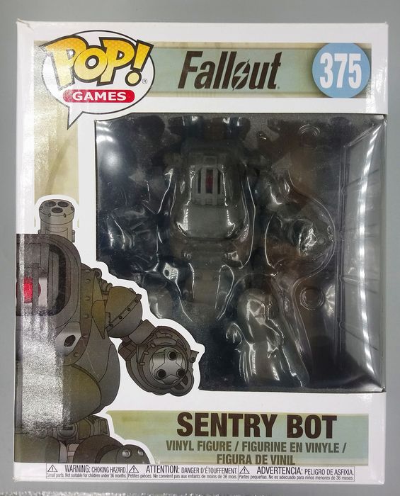 375 Sentry Bot - 6 Inch - Fallout - Funko POP - Box Damaged Funko
