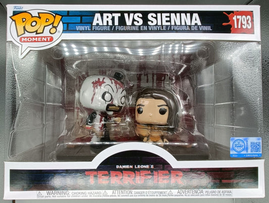1793 Art vs Sienna - Terrifier 2 - Horror Movie Moment Funko POP - Brand New