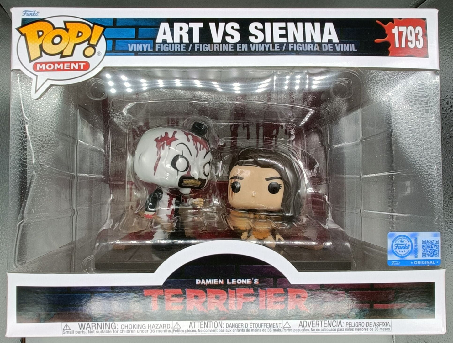 1793 Art vs Sienna - Terrifier 2 - Horror Movie Moment Funko POP - Brand New