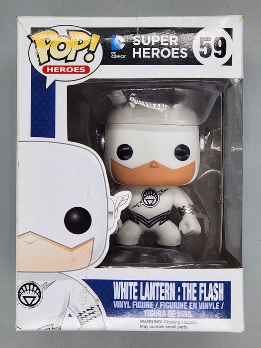 59 White Lantern: The Flash - DC Super Heroes - Box Damaged Funko POP