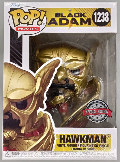 1238 Hawkman (Flying) - DC Black Adam - Brand New Funko POP in Protector