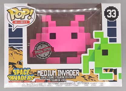 33 Medium Invader (Pink) - 8-Bit Space Invaders Funko POP - Box Damaged Funko