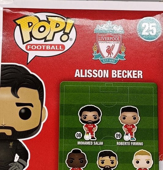 25 Alisson Becker - Liverpool FC - Box Damaged Funko POP