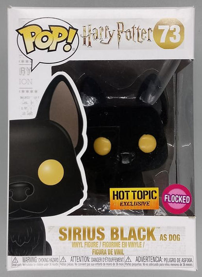 73 Sirius Black (as Dog) Flocked - Harry Potter Box Damaged Funko POP Funko