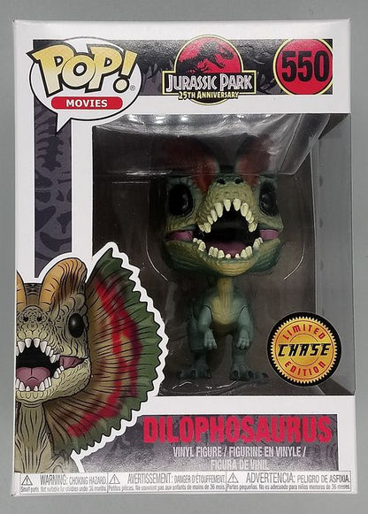 550 Dilophosaurus (Frill Closed) Chase - Jurassic P Box Damaged Funko POP