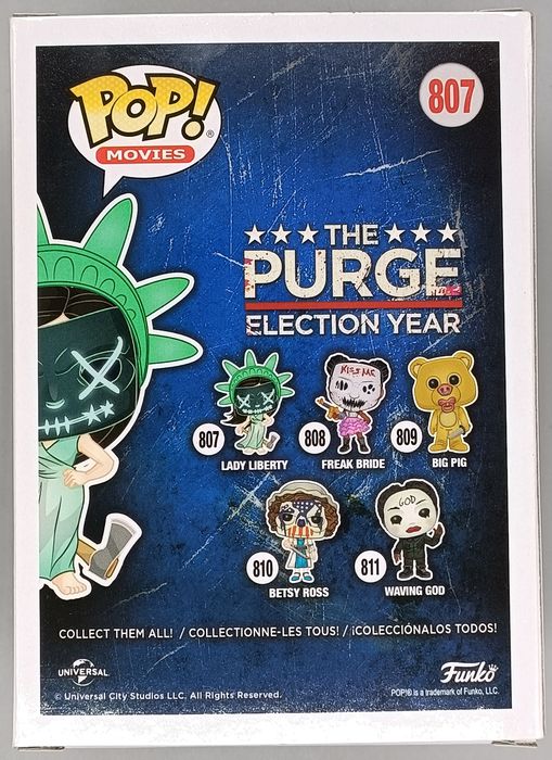 807 Lady Liberty - The Purge Election Year Funko POP