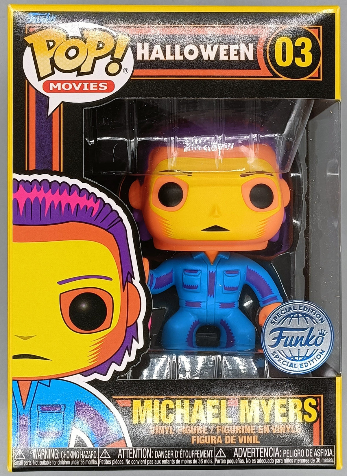 03 Michael Myers - Blacklight - Halloween - Horror - Brand New Funko POP Funko