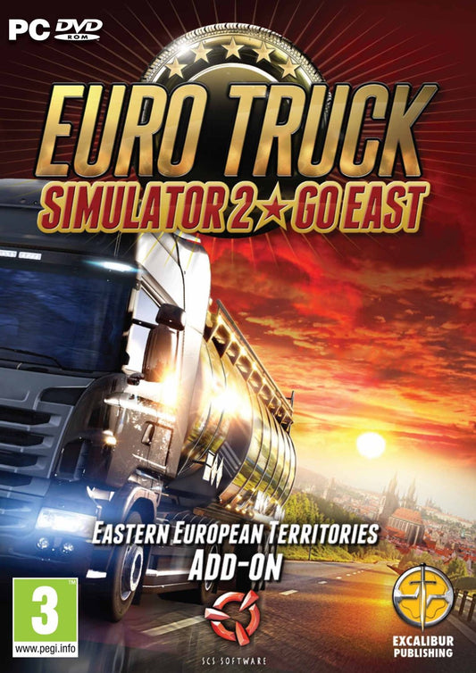 Euro Truck Simulator 2 Go East Add-on PC CD/DVD Game [New & Sealed]
