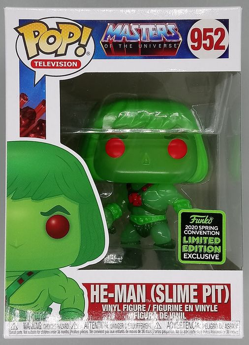 952 He-Man (Slime Pit) Masters Of The Universe - 2020 Con Funko POP Funko