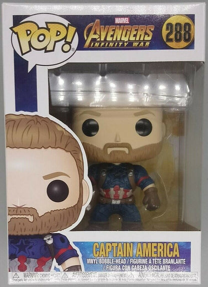 288 Captain America - Marvel Avengers Infinity War Funko POP