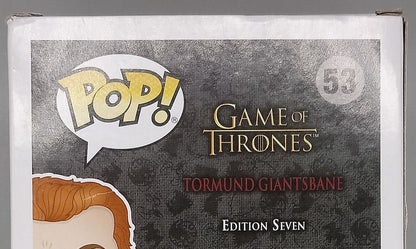 53 Tormund Giantsbane (Snowy) Game of Thrones Box Damaged Funko POP