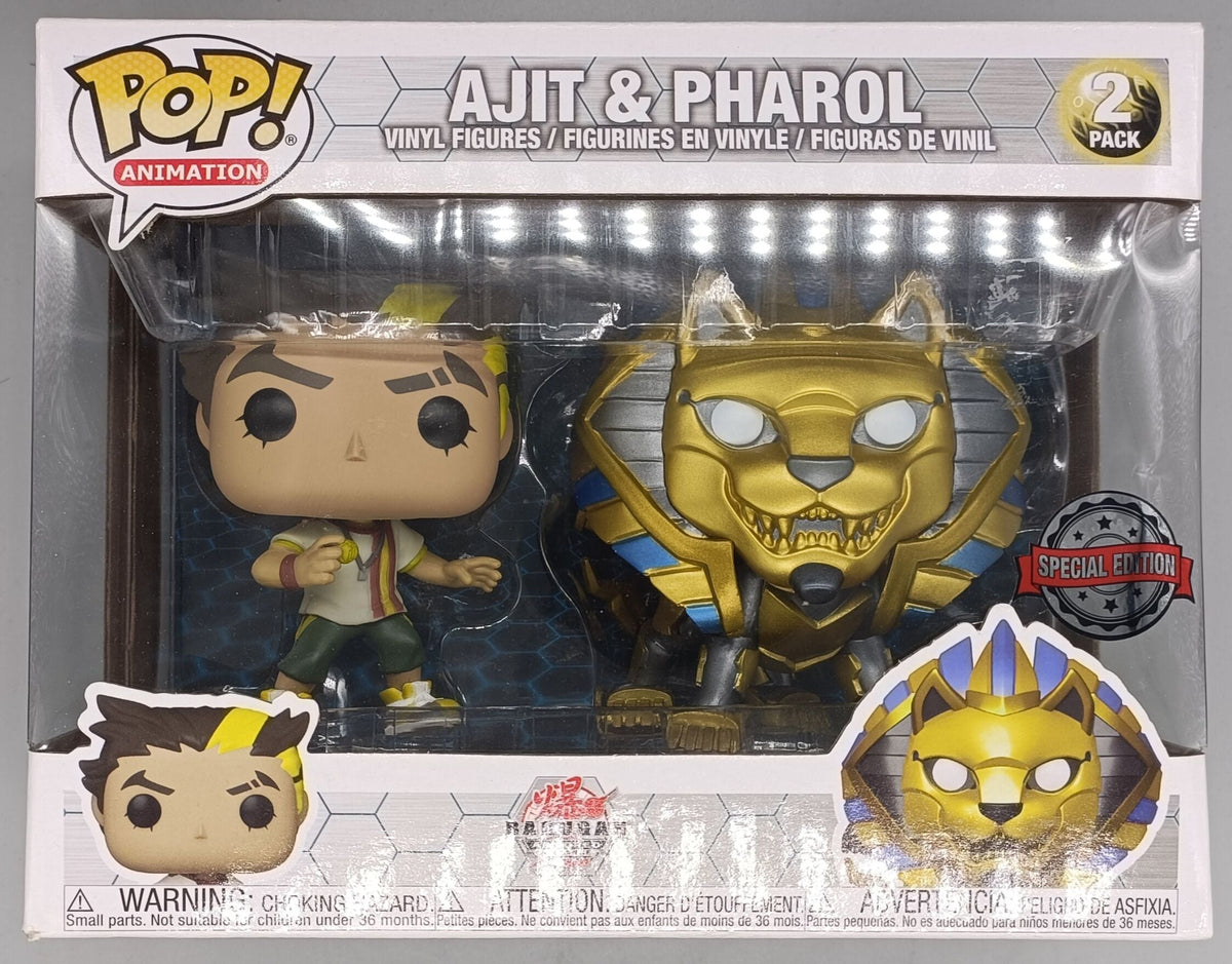 [2 Pack] Ajit & Pharol - Metallic - Pop Animation Funko POP - Box Damaged Funko