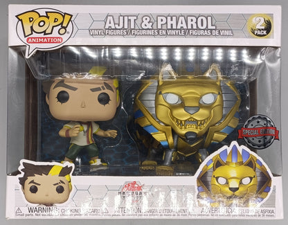 [2 Pack] Ajit & Pharol - Metallic - Pop Animation Funko POP - Box Damaged Funko