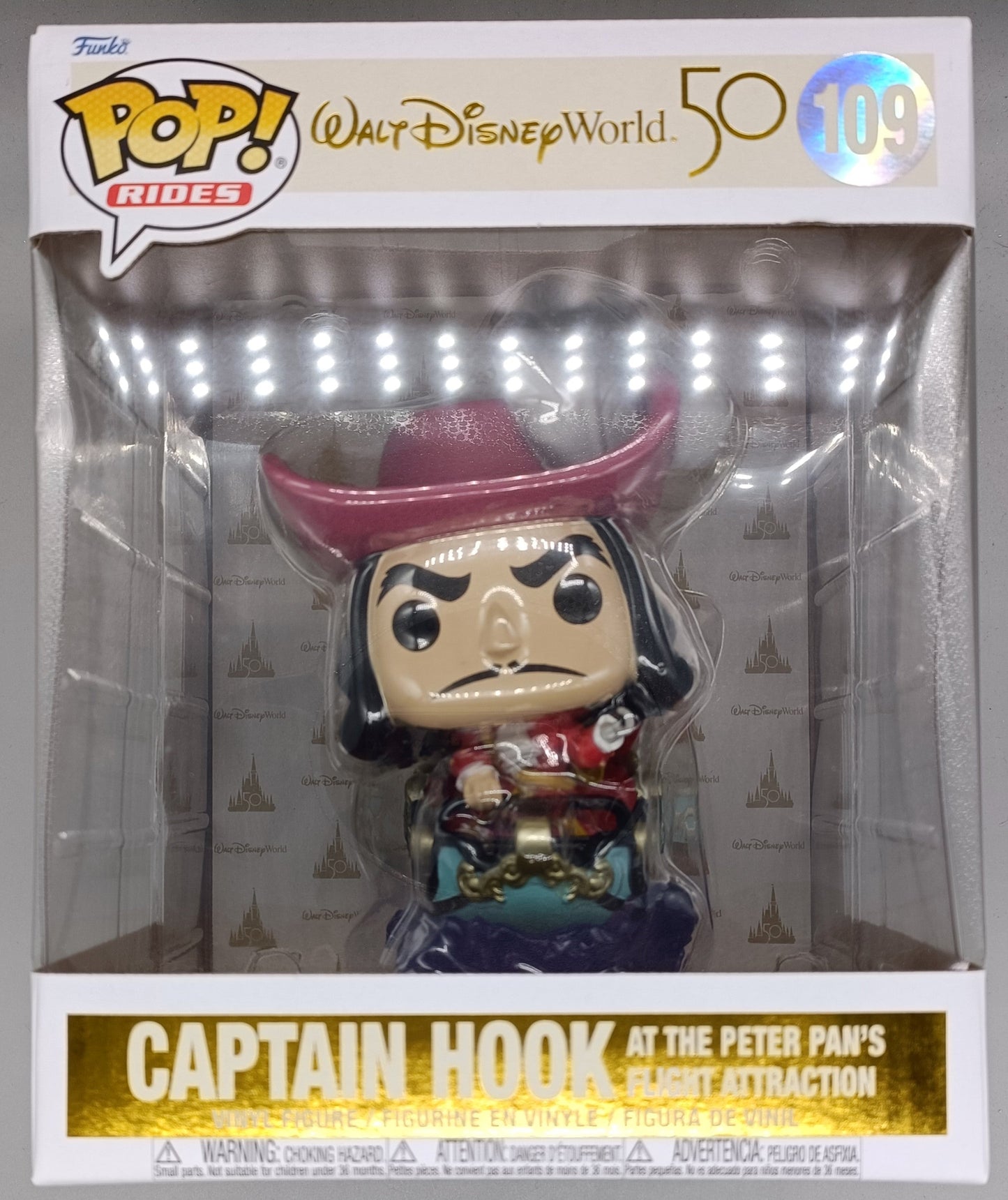 109 Captain Hook (Peter Pan's Flight Attraction) - Rides Funko POP