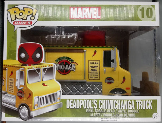 10 Deadpool's Chimichanga Truck - Rides - Marvel Deadpool Funko POP Damaged Box
