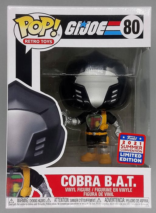 80 Cobra B.A.T. - G.I.Joe - 2021 Con Funko POP