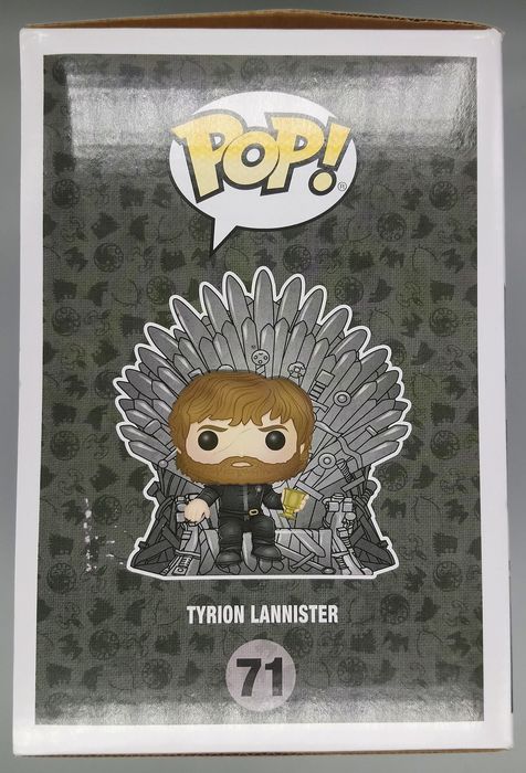 71 Tyrion Lannister (on Iron Throne) Deluxe Game of Thrones Funko POP - Box Damaged