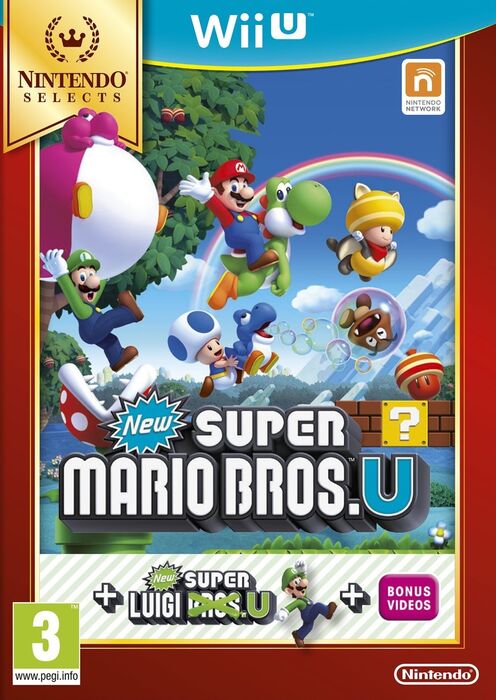 New Super Mario Bros + New Super Luigi U for Nintendo Wii-U Nintendo