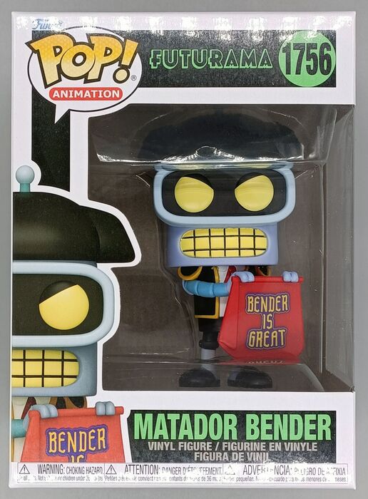 1756 Matador Bender - Futurama Funko POP - Brand New