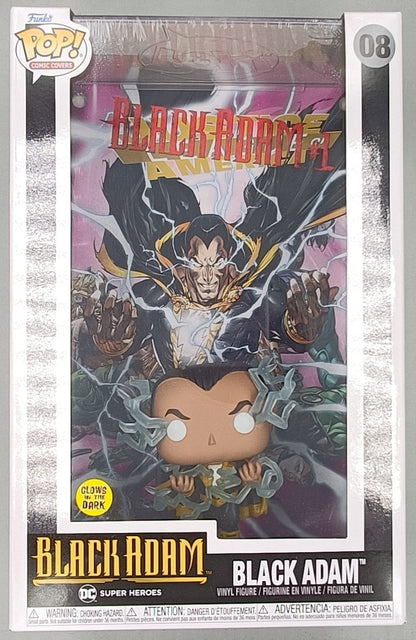 08 Black Adam - Glow - Comic Covers (DC) Funko POP Funko