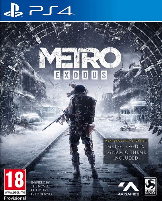 Metro Exodus for Sony Playstation 4 (PS4) - [New] Deep Silver
