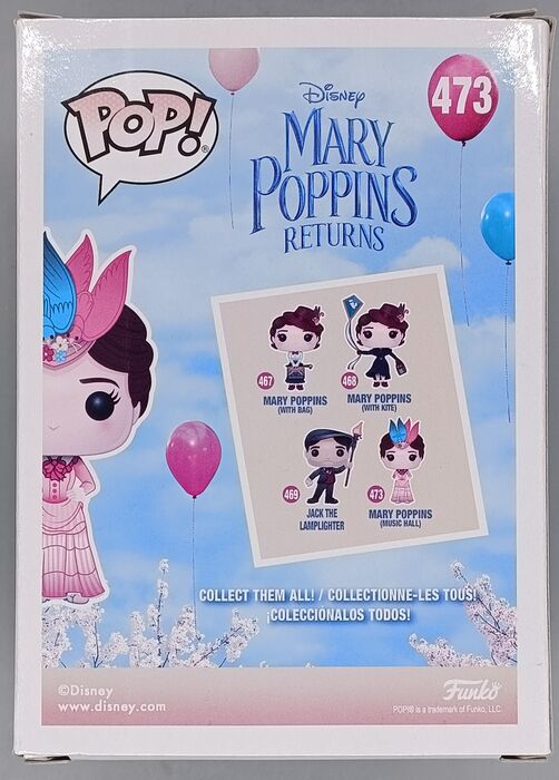 473 Mary Poppins (at the Music Hall) - Disney Mary Poppins Box Damaged Funko POP