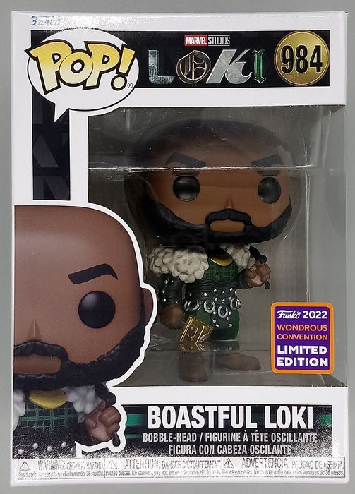 984 Boastful Loki - Marvel Loki - 2022 Con Funko POP Funko