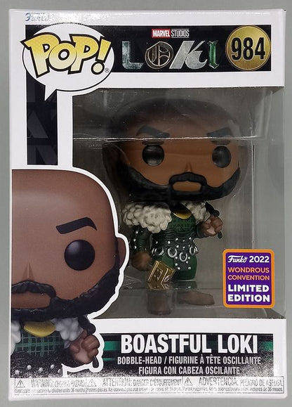 984 Boastful Loki - Marvel Loki - 2022 Con Funko POP Funko