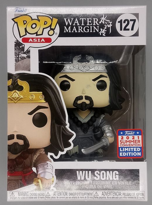 127 Wu Song - Asia - Water Margin 2021 Con - Box Damaged Funko POP Funko