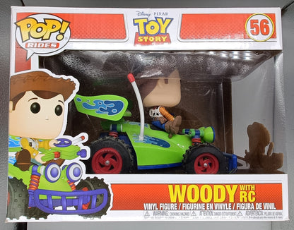 56 Woody (with RC) - Rides - Disney Toy Story Funko POP - Damaged Box