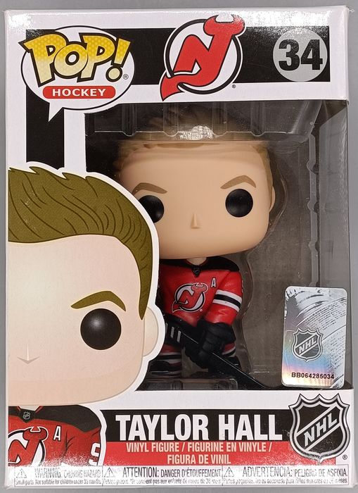 34 Taylor Hall (NJ Devils) - NHL Hockey - Box Damaged Funko POP