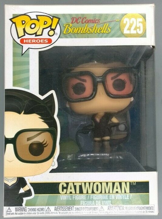 225 Catwoman (in Black) - DC Bombshells - Funko POP - Box Damaged Funko
