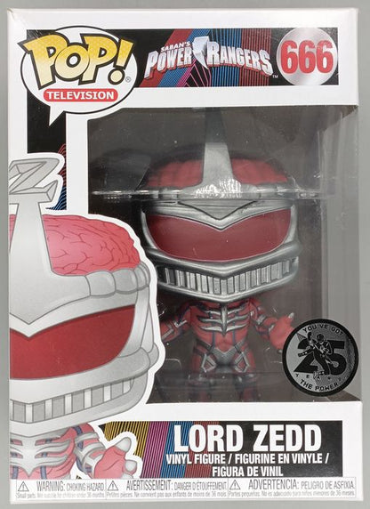 666 Lord Zedd - Power Rangers - Box Damaged Funko POP Funko