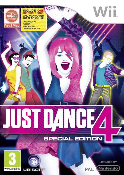 Just Dance 4 for Nintendo Wii/Wii-U Nintendo