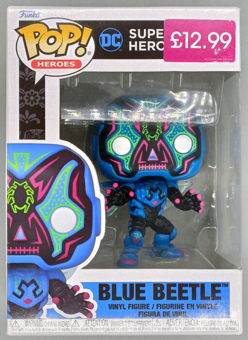 410 Blue Beetle - DC Super Heroes - Dia De Los - Box Damaged Funko POP Funko