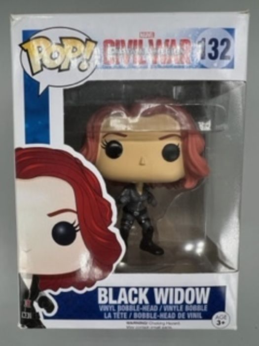 132 Black Widow - Marvel Captain America Civil War Box Damaged Funko POP Funko
