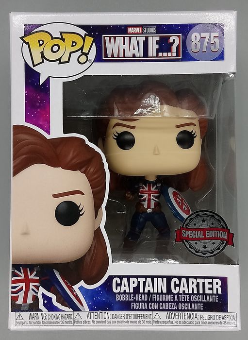 875 Captain Carter (Action Pose) - Marvel What If..? Funko POP Funko