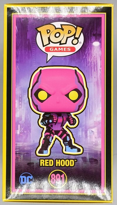 891 Red Hood - Blacklight - DC Gotham Knights Funko POP