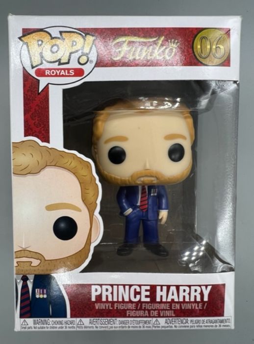 06 Prince Harry - Royals - Funko POP - Box Damaged