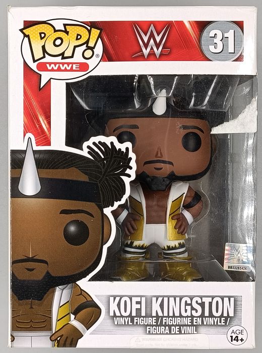 31 Kofi Kingston - WWE - Box Damaged Funko POP Funko