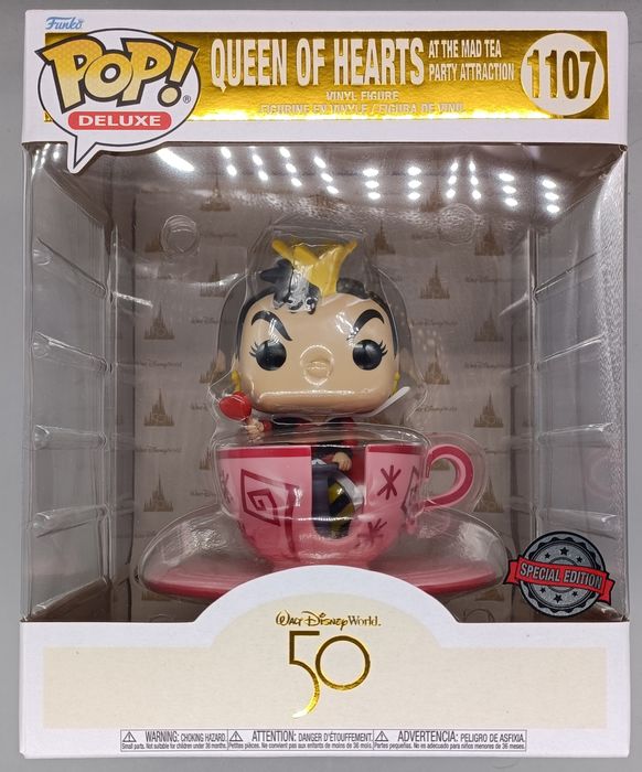 1107 Queen of Hearts Disney Mad Tea Party Attraction Funko POP Funko