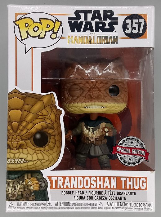 357 Trandoshan Thug - Star Wars The Mandalorian Funko POP - Box Damaged