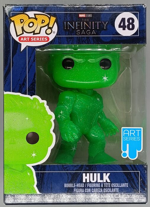 48 Hulk - Art Series - Marvel The Infinity Saga Box Damaged Funko POP
