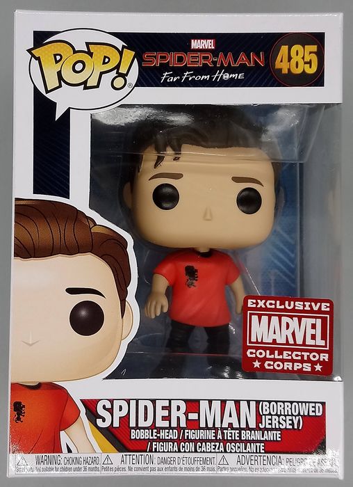 485 Spider-Man (Borrowed Jersey) - Marvel Far From Home Funko POP