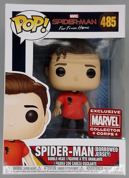 485 Spider-Man (Borrowed Jersey) - Marvel Far From Home Funko POP