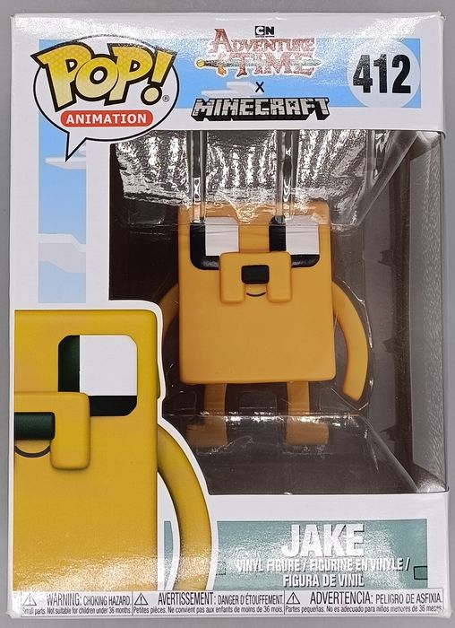 412 Jake (Minecraft) - Adventure Time - Box Damaged Funko POP Funko