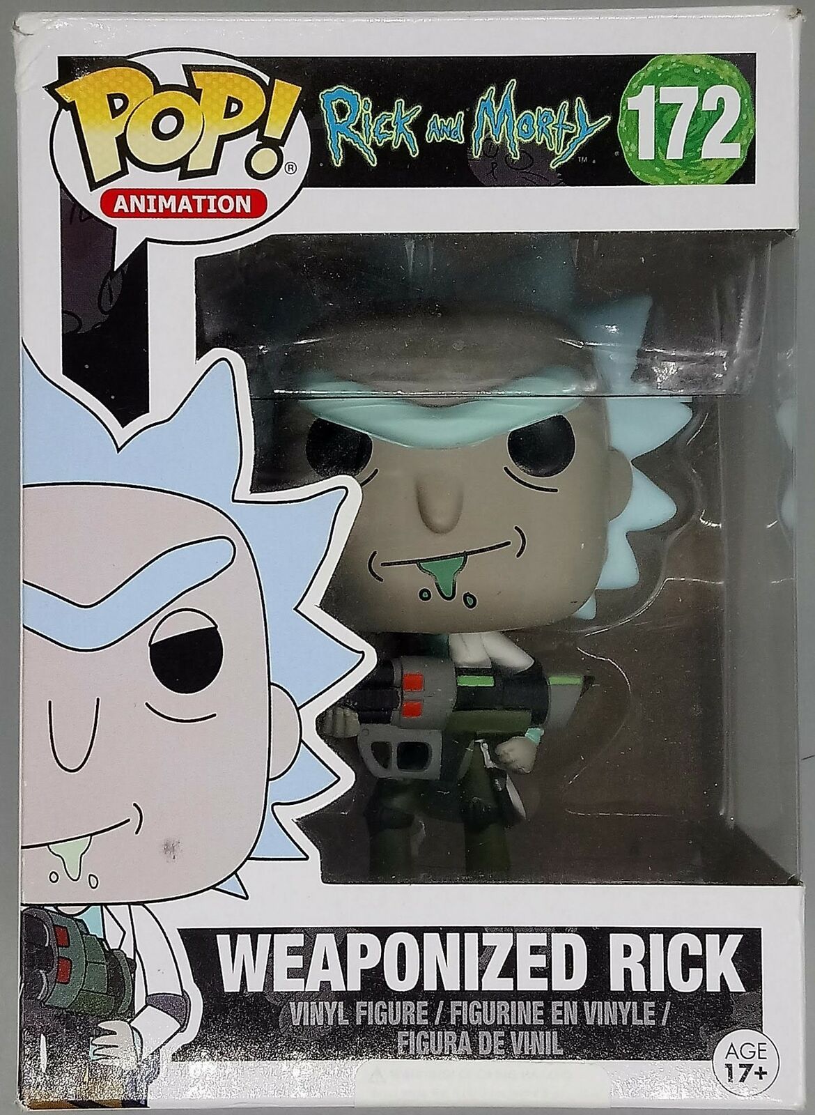 172 Weaponized Rick - Rick and Morty - Box Damaged Funko POP Funko