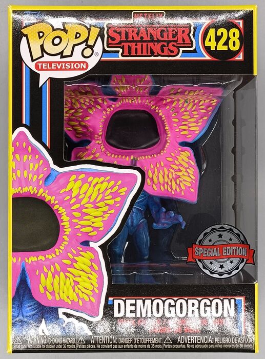 428 Demogorgon Blacklight - Stranger Things - Box Damaged Funko POP Funko